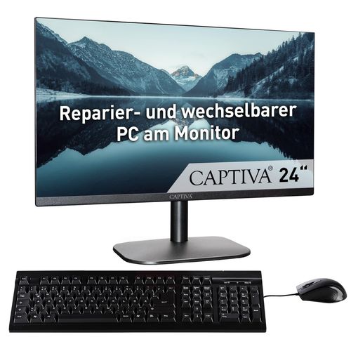 4046373850527 - CAPTIVA All-in-One PC All-In-One Power Starter I85-052 Computer Gr Microsoft Windows 11 Pro (64 Bit) 16 GB RAM 500 GB SSD schwarz