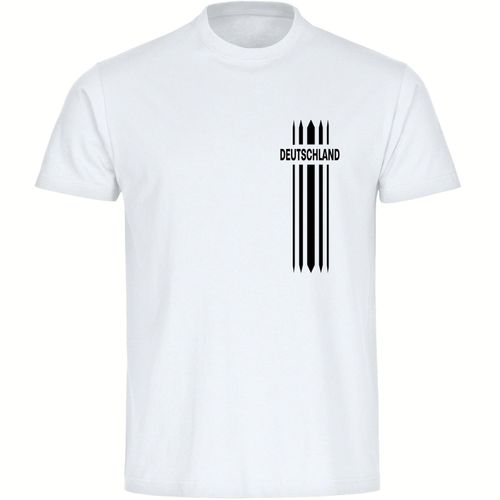 4068859249441 - multifanshop Herren T-Shirt - Deutschland - Streifen - Druck schwarz - Männer 4068859249441 - multifanshop Herren T-Shirt - Deutschland - Streifen - Druck schwarz - Männer