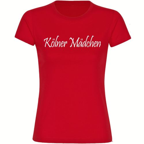 4068859153397 - multifanshop Kinder T-Shirt - Köln - Kölner Mädchen - Druck weiß - Kind