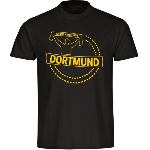4068859188818 - multifanshop® Herren T-Shirt - Dortmund - Meine Fankurve - Druck gelb - Männer 4068859188818 - multifanshop® Herren T-Shirt - Dortmund - Meine Fankurve - Druck gelb - Männer