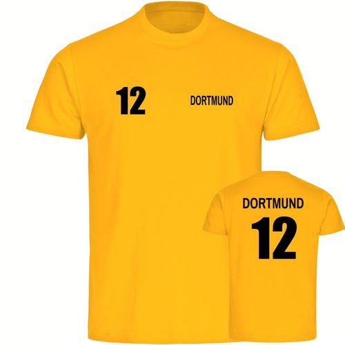 4068859186760 - multifanshop® Herren T-Shirt - Dortmund - Trikot Nummer 12 - Druck schwarz - Männer 4068859186760 - multifanshop® Herren T-Shirt - Dortmund - Trikot Nummer 12 - Druck schwarz - Männer