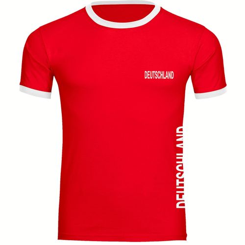 4068859271930 - multifanshop Kontrast T-Shirt - Deutschland - Brust & Seite - Druck weiß - Männer 4068859271930 - multifanshop Kontrast T-Shirt - Deutschland - Brust & Seite - Druck weiß - Männer