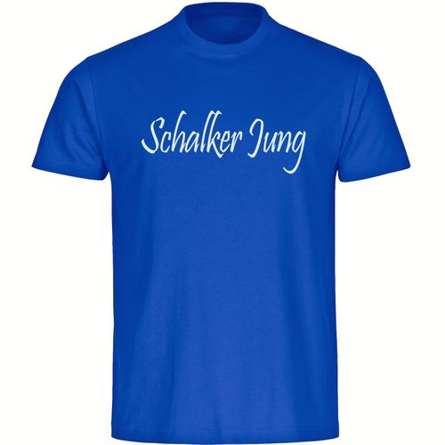 4068859003869 - multifanshop Kinder T-Shirt - Schalke - Schalker Jung - Druck weiß - Kind