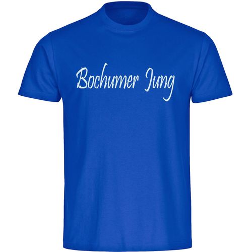 4068859061654 - multifanshop Kinder T-Shirt - Bochum - Bochumer Jung - Druck weiß - Kind 4068859061654 - multifanshop Kinder T-Shirt - Bochum - Bochumer Jung - Druck weiß - Kind