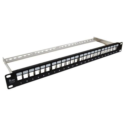 5901738552999 - A-lan - Alan - a lan Patch Panel 24 Ports mit Entleerungshalterung pk020 (pk020)