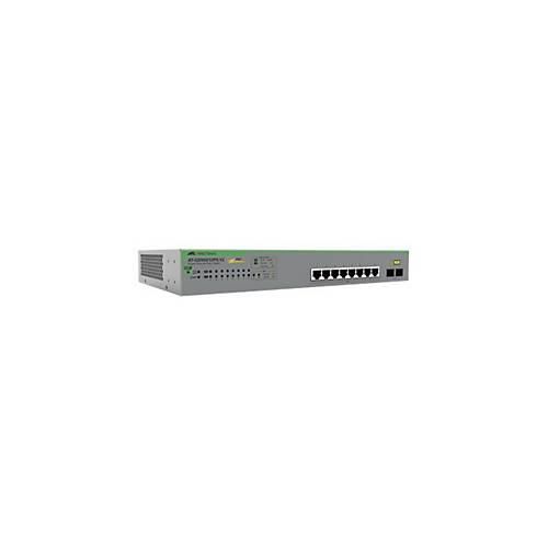 0767035219158 - AT GS950 10PS V2 - Switch - Smart - 8 x 10 100 1000 (PoE+) + 2 x 1000Base-X - Desktop an Rack montierbar wandmontierbar - PoE+ (75 W)