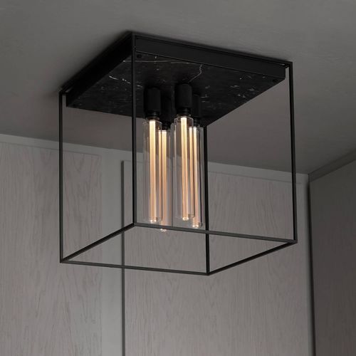 5060603613828 - Buster + Punch Deckenlampe Caged Ceiling 40 Marmor schwarz