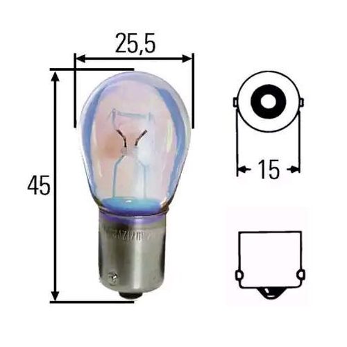 4082300608427 - HELLA Glühlampe 8GA 002 072-291