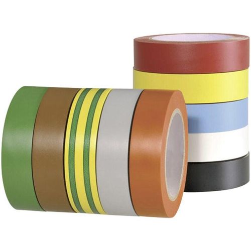 4031026448169 - 710-00146 710-00146 Isolierband HelaTape Flex 15 Rot Grau Gelb Grün Blau Orange