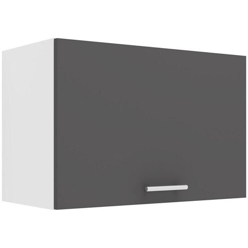 4051814423277 - Küchenschrank Breite 60 cm Klappschrank Hängeschrank Küche Küchenmöbel Esilo (Farbe Weiß   Anthrazit)