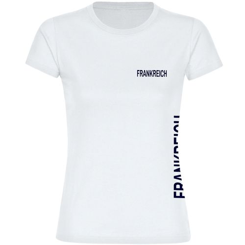 4068859308445 - multifanshop Damen T-Shirt - Frankreich - Brust & Seite - Druck navi - Frauen 4068859308445 - multifanshop Damen T-Shirt - Frankreich - Brust & Seite - Druck navi - Frauen
