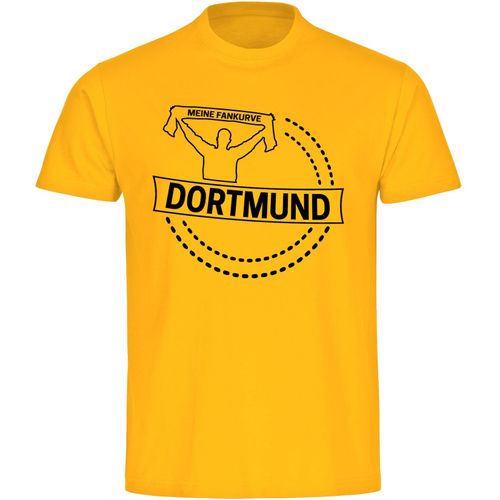 4068859188887 - multifanshop® Herren T-Shirt - Dortmund - Meine Fankurve - Druck schwarz - Männer 4068859188887 - multifanshop® Herren T-Shirt - Dortmund - Meine Fankurve - Druck schwarz - Männer