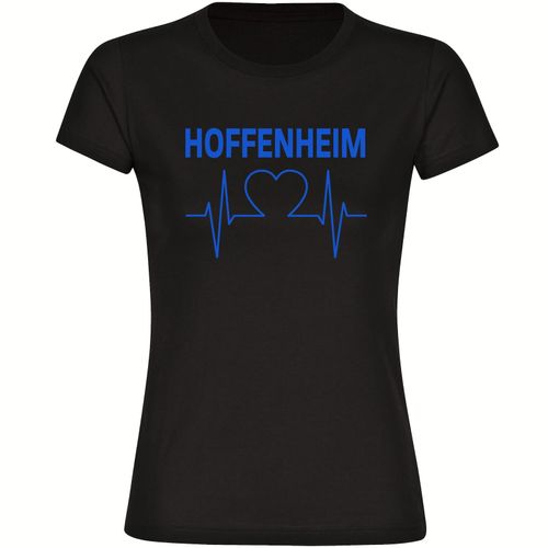 4068859037581 - multifanshop Damen T-Shirt - Hoffenheim - Herzschlag - Druck blau - Frauen 4068859037581 - multifanshop Damen T-Shirt - Hoffenheim - Herzschlag - Druck blau - Frauen