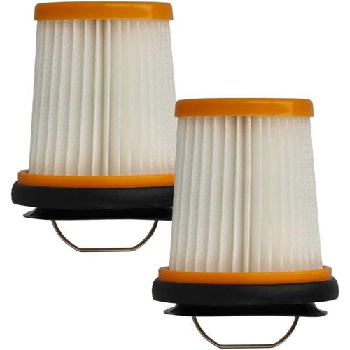 4069099523964 - Vhbw - 2x Staubsaugerfilter Ersatz für Shark XHFWV200 für Staubsauger - HEPA-Filter Orange Schwarz Weiß