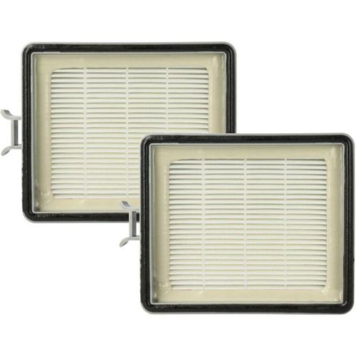 4069099547670 - Vhbw - 2x Staubsaugerfilter Ersatz für Lux 11548202 für Staubsauger - Abluftfilter Grau Weiß