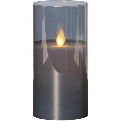7391482041685 - Star Trading - Kerze M-Twinkle Stumpenkerze Schwarz Rauchglas led Timer Warmweiß Flackernd 15 cm 7391482041685 - Star Trading - Kerze M-Twinkle Stumpenkerze Schwarz Rauchglas led Timer Warmweiß Flackernd 15 cm