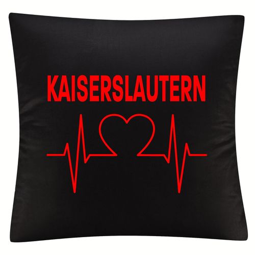 4068859110468 - multifanshop Kissenbezug - Kaiserslautern - Herzschlag - Druck rot - Kissen 4068859110468 - multifanshop Kissenbezug - Kaiserslautern - Herzschlag - Druck rot - Kissen