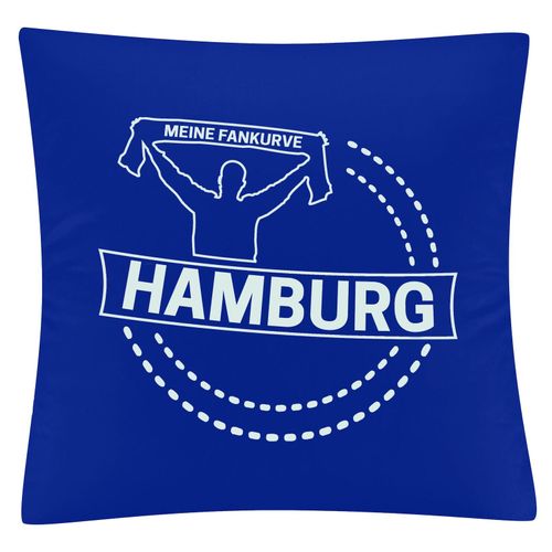 4068859012830 - multifanshop Kissenbezug - Hamburg - Meine Fankurve - Druck weiß - Kissen 4068859012830 - multifanshop Kissenbezug - Hamburg - Meine Fankurve - Druck weiß - Kissen