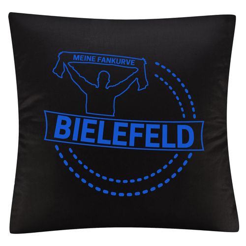 4068859051549 - multifanshop Kissenbezug - Bielefeld - Meine Fankurve - Druck blau - Kissen 4068859051549 - multifanshop Kissenbezug - Bielefeld - Meine Fankurve - Druck blau - Kissen