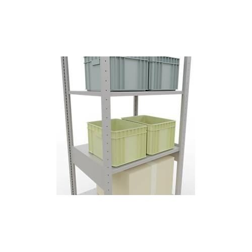 4004514293237 - SCHULTE Lagertechnik - StecksGrundr mit Längenriegel - 2500x 750x600 mm Typ 150 kg