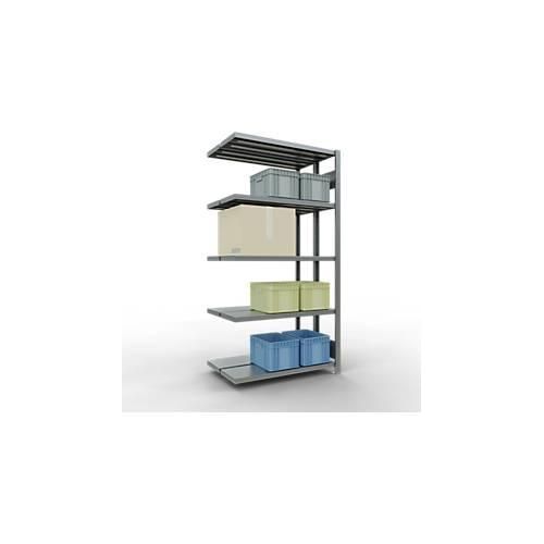 4004514262004 - Schulte Lagertechnik Fachbodenregal-Stecksystem MULTIplus 250 Doppel-Anbauregal Längenriegel H2000 B1000 T2x300 mm 2x5 Böden verzinkt 4004514262004 - Schulte Lagertechnik Fachbodenregal-Stecksystem MULTIplus 250 Doppel-Anbauregal Längenriegel H2000 B1000 T2x300 mm 2x5 Böden verzinkt