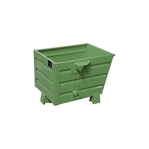 4052462007789 - eurokraft pro Kippbehälterstapelbar Volumen 03 m³ grün RAL 6011