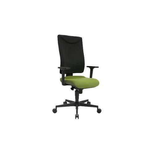 4251898824605 - Pure Bürostuhl SSI Proline P1 ECO mit Armlehnen Synchronmechanik Bandscheibensitz Recycling-Kunststoff schwarz salbei 4251898824605 - Pure Bürostuhl SSI Proline P1 ECO mit Armlehnen Synchronmechanik Bandscheibensitz Recycling-Kunststoff schwarz salbei