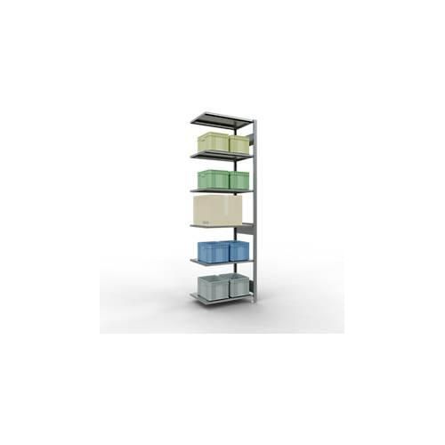 4004514254665 - Schulte Lagertechnik Fachbodenregal-Stecksystem MULTIplus 150 Anbauregal Längenriegel 2500x 750x500 mm 6 Böden verzinkt 4004514254665 - Schulte Lagertechnik Fachbodenregal-Stecksystem MULTIplus 150 Anbauregal Längenriegel 2500x 750x500 mm 6 Böden verzinkt