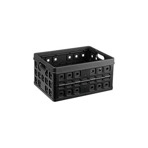 8711112570788 - Square Klappbox Inhalt 32 Liter mit Durchfassgriff schwarz
