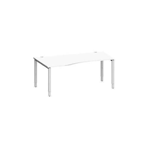 4250510937013 - Genius Freiformschreibtisch MODENA FLEX Ansatz links B 1800 mm weiß 4250510937013 - Genius Freiformschreibtisch MODENA FLEX Ansatz links B 1800 mm weiß
