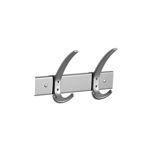 4044917415607 - Garderobenleiste 260 mm breit 2 x 3fach-Haken