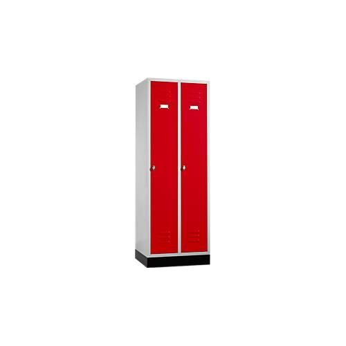 4051273520197 - Select Materialspind m Sockel Drehriegelverschluss lichtgrau rubinrot