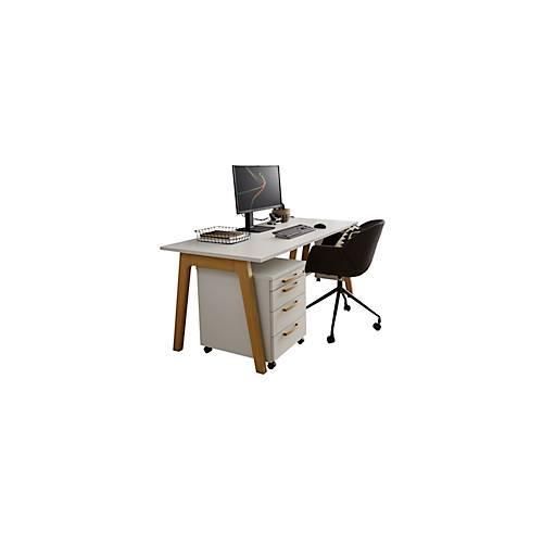 4251898813012 - Select Schreibtisch Start Off Wood Rechteck A-Fuß B 1600 x T 800 x H 735 mm weiß Holzoptik 4251898813012 - Select Schreibtisch Start Off Wood Rechteck A-Fuß B 1600 x T 800 x H 735 mm weiß Holzoptik