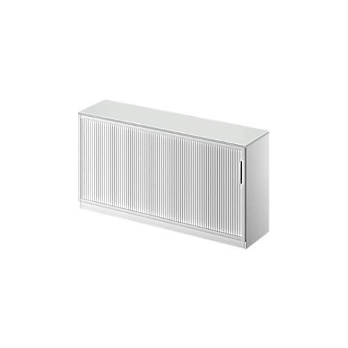 4051273726223 - Genius Querrollladenschrank TETRIS SOLID 2 OH B 1600 mm inkl 19 mm Abdeckplatte lichtgrau weißalu weißalu 4051273726223 - Genius Querrollladenschrank TETRIS SOLID 2 OH B 1600 mm inkl 19 mm Abdeckplatte lichtgrau weißalu weißalu