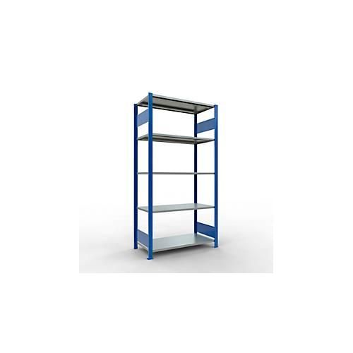 4004514280367 - Schulte Lagertechnik Fachbodenregal MULTIplus150 Steck-Grundregal B 1000 x T 500 x H 2000 mm 5 Ebenen bis 1300 kg enzianblau verzinkt 4004514280367 - Schulte Lagertechnik Fachbodenregal MULTIplus150 Steck-Grundregal B 1000 x T 500 x H 2000 mm 5 Ebenen bis 1300 kg enzianblau verzinkt