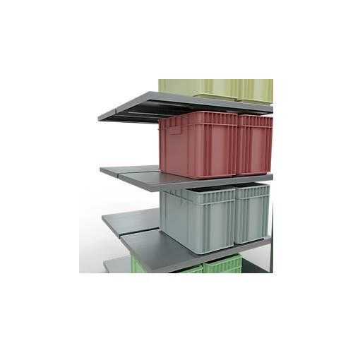 4004514262127 - Schulte Lagertechnik Fachbodenregal-Stecksystem MULTIplus 250 Doppel-Anbauregal Längenriegel H2000 B1000 T2x600 mm 2x5 Böden verzinkt 4004514262127 - Schulte Lagertechnik Fachbodenregal-Stecksystem MULTIplus 250 Doppel-Anbauregal Längenriegel H2000 B1000 T2x600 mm 2x5 Böden verzinkt