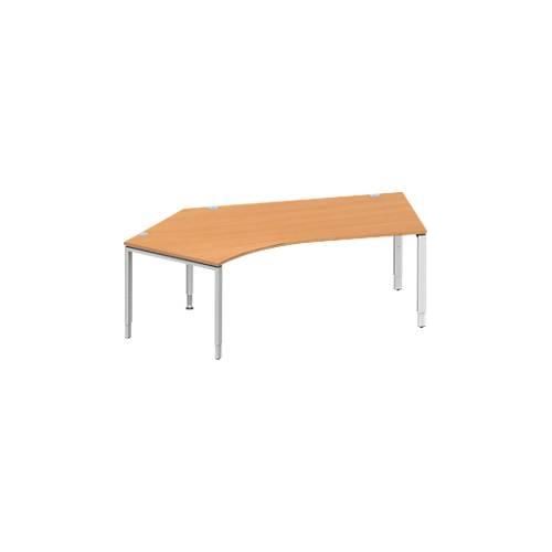 4250510844373 - Genius Winkelschreibtisch MODENA FLEX 135° Ansatz links B 2165 mm Buche