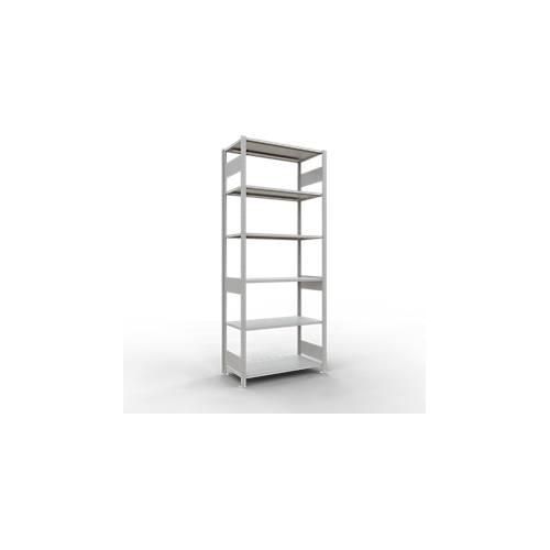 4004514293022 - Schulte Lagertechnik Fachbodenregal-Stecksystem MULTIplus 150 Grundregal Längenriegel 2500x1000x500 mm 6 Böden lichtgrau 4004514293022 - Schulte Lagertechnik Fachbodenregal-Stecksystem MULTIplus 150 Grundregal Längenriegel 2500x1000x500 mm 6 Böden lichtgrau