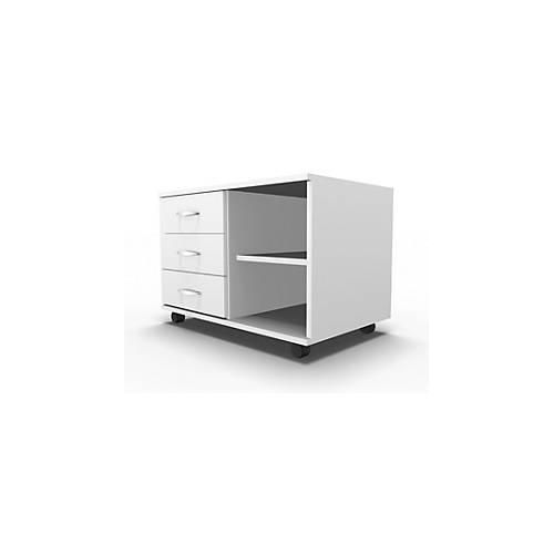 4251898809930 - Select Mobiles Sideboard Regal + 3 Schübe + Utensilienschub B 800 anstellbar links weiß 4251898809930 - Select Mobiles Sideboard Regal + 3 Schübe + Utensilienschub B 800 anstellbar links weiß