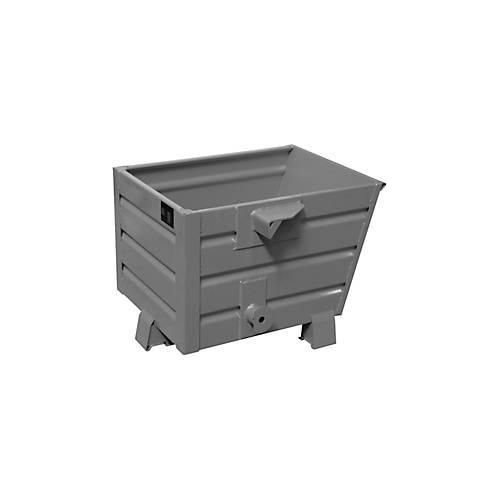 4052462007796 - eurokraft pro Kippbehälter stapelbar Volumen 03 m³ grau RAL 7005