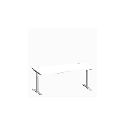 4250510874936 - Genius Freiformschreibtisch MODENA FLEX Ansatz links Breite 1800 mm weiß