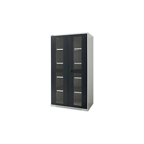 4051273769817 - Genius Schwerlastschrank FS Stahlblech mit Sichtfenster B 1055 x T 620 x H 1950 mm 5 OH lichtgrau anthrazitgrau bis 1000 kg 4051273769817 - Genius Schwerlastschrank FS Stahlblech mit Sichtfenster B 1055 x T 620 x H 1950 mm 5 OH lichtgrau anthrazitgrau bis 1000 kg