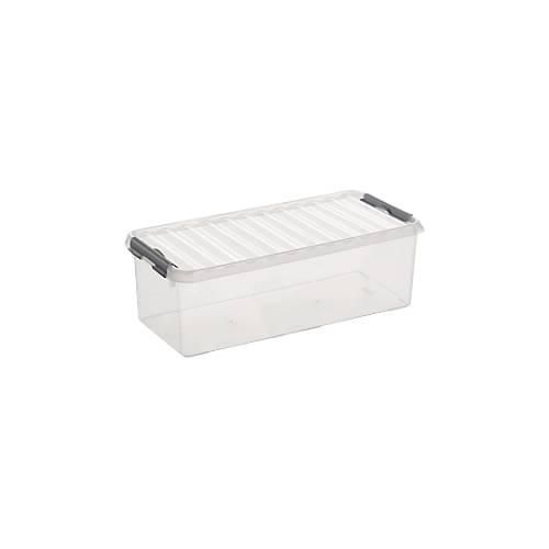 8711112823006 - Aufbewahrungsbox Q-Line 95L transparent 485 x 19 x 147 cm Boxen Körbchen & Kisten - Sunware 8711112823006 - Aufbewahrungsbox Q-Line 95L transparent 485 x 19 x 147 cm Boxen Körbchen & Kisten - Sunware