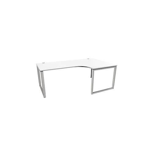 4250510881972 - Genius Winkelschreibtisch MODENA FLEX 90° Bügelfuß Ansatz rechts B 2000 mm weiß 4250510881972 - Genius Winkelschreibtisch MODENA FLEX 90° Bügelfuß Ansatz rechts B 2000 mm weiß