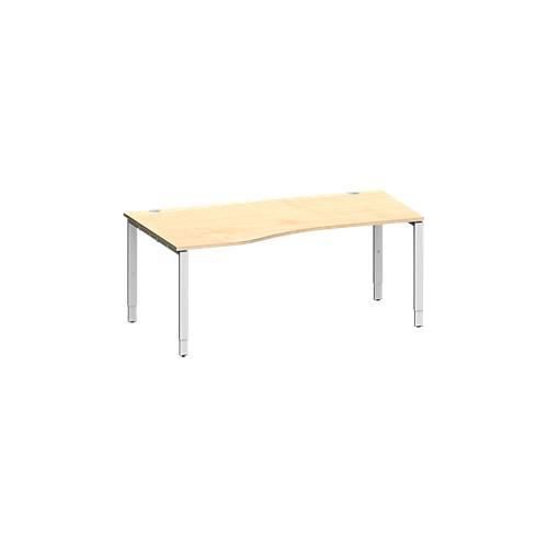 4250510936993 - Genius Freiformschreibtisch MODENA FLEX Ansatz links B 1800 mm Ahorn 4250510936993 - Genius Freiformschreibtisch MODENA FLEX Ansatz links B 1800 mm Ahorn
