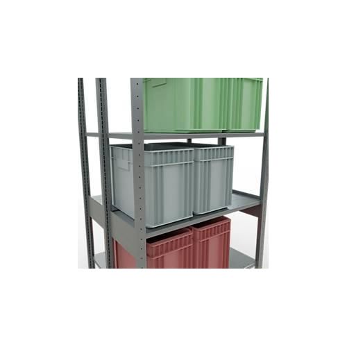 4004514261878 - SCHULTE Lagertechnik - StecksDoppelgrundregal Typ 150 - 2500x1000x2x400 mm verz2x6 Böden 4004514261878 - SCHULTE Lagertechnik - StecksDoppelgrundregal Typ 150 - 2500x1000x2x400 mm verz2x6 Böden