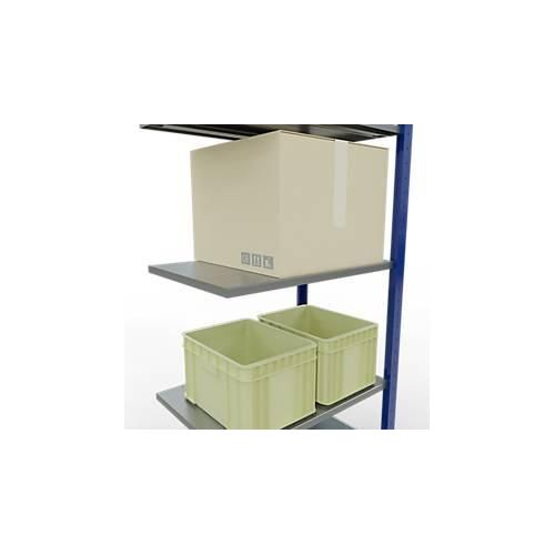 4004514280602 - Schulte Lagertechnik Fachbodenregal-Stecksystem MULTIplus 150 Anbauregal Längenriegel 2000x 750x500 mm 5 Böden enzianblau verzinkt 4004514280602 - Schulte Lagertechnik Fachbodenregal-Stecksystem MULTIplus 150 Anbauregal Längenriegel 2000x 750x500 mm 5 Böden enzianblau verzinkt