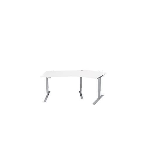 4251898809268 - Genius Winkelschreibtisch AERO FLEX elektrisch höhenverstellbar 135° Winkel rechts B 2165 mm weiß weißalu + Memorypanel 4251898809268 - Genius Winkelschreibtisch AERO FLEX elektrisch höhenverstellbar 135° Winkel rechts B 2165 mm weiß weißalu + Memorypanel