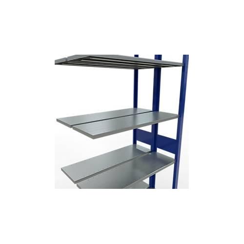 4058255012626 - Schulte Lagertechnik Fachbodenregal-Stecksystem MULTIplus 150 Doppel-Anbauregal Längenriegel H3000 B1000 T2x300 mm 2x7 Böden enzianblau verzinkt 4058255012626 - Schulte Lagertechnik Fachbodenregal-Stecksystem MULTIplus 150 Doppel-Anbauregal Längenriegel H3000 B1000 T2x300 mm 2x7 Böden enzianblau verzinkt
