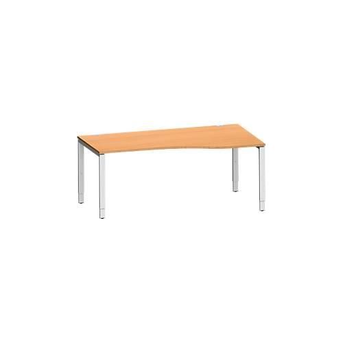 4250510843727 - Genius Freiformschreibtisch MODENA FLEX Ansatz rechts B 1800 mm Buche 4250510843727 - Genius Freiformschreibtisch MODENA FLEX Ansatz rechts B 1800 mm Buche